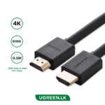 UGREEN 0.5 Meter 4K@60hz HDMI Cable Male to Male – HD104 - 30115 - 1 Year Warranty
