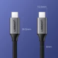 UGREEN 1.5 Meter 100W 4k 60Hz  5Gbps Type-C to Type-C 3.2Gen Data Cable - US161 - 50751 - 1 Year Warranty - Image 8