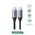 UGREEN 1.5 Meter 100W 4k 60Hz  5Gbps Type-C to Type-C 3.2Gen Data Cable - US161 - 50751 - 1 Year Warranty