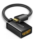 UGREEN 22cm Micro HDMI Male to HDMI Female Adapter Cable (Black) - 20134 - 1 Year Warranty