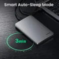 UGREEN 2.5-Inch SATA External Hard Drive Enclosure - CM300 - 70498 - 1 Year Warranty - Image 5