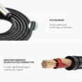 UGREEN 3 Meter 6.5mm  Male to Male Audio Cable (Gray) - AV128  - 10639 - 1 Year Warranty - Image 5
