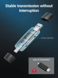 UGREEN 3.0 TF/SD Type-C and USB Multifunction Card Reader - CM304 - 80191 - 1 Year Warranty - Image 6