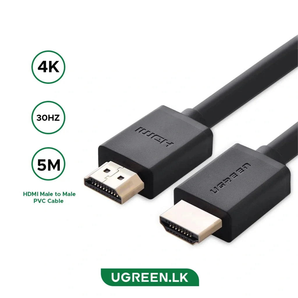 UGREEN-5-Meter-4K30Hz-HDMI-Male-to-Male-Cable-HD104-10109-UGREEN-SRI-LANKA