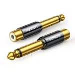 UGREEN 6.35mm Male to RCA Female Adapter - 80731