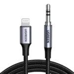 UGREEN 1 Meter Lightning to 3.5mm Aux Cable - MFi Certified  - US315 - 70509 - 1 Year Warranty