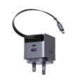 UGREEN 45W Nexode Pro GaN (USB-A*1 + Type-C*1)  Fast Charger with Retractable Cable - X614 - 65823 - 1 Year Warranty - Image 10
