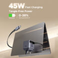 UGREEN 45W Nexode Pro GaN (USB-A*1 + Type-C*1)  Fast Charger with Retractable Cable - X614 - 65823 - 1 Year Warranty - Image 5