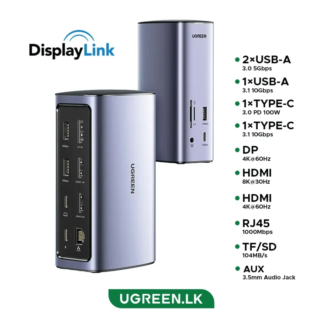 UGREEN-12-in-1-Type-C-Multifunction-Docking-Station-Pro-ugreen Sri Lanka