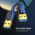 UGREEN 1Meter USB-A 3.0 Male to Male Cable - US128 - 10370 - 1 Year warranty - Image 4