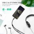 UGREEN 25cm USB Type C Male to 3.5mm 2 Female Audio Cable - AV144 - 30732 - 1 Year Warranty - Image 2