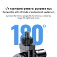 UGREEN 4-Leg Bluetooth Selfie Stick With Tripod Stand - LP849 - 45301 - Image 4