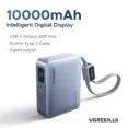 UGREEN 10000mAh 33W Fast Charging Power Bank With Type C Cable - PB584 - 75173B - 1 Year Warranty - Image 5