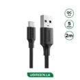 UGREEN USB-C to USB-A cable, 2m long, USB 3.0 high-speed (5 Gbps) with QC 3.0 badge