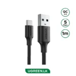 UGREEN 1m 5Gbps USB 3.0 A Male to Type C Male Cable (Black)- US184 - 20882 - 1 Year Warranty